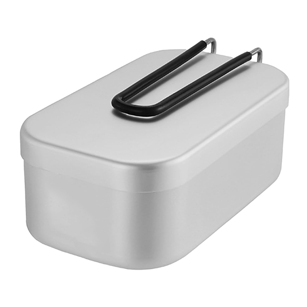 Camping Cooking Handle - 800ML Aluminum Lunch Boxes Outdoor Camping
