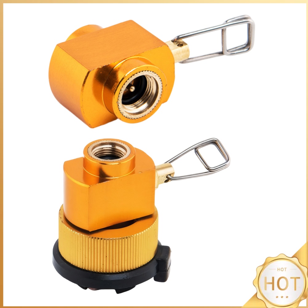 Camping Cooking Gas - Refill Flat Tank Conversion Adapter Portable
