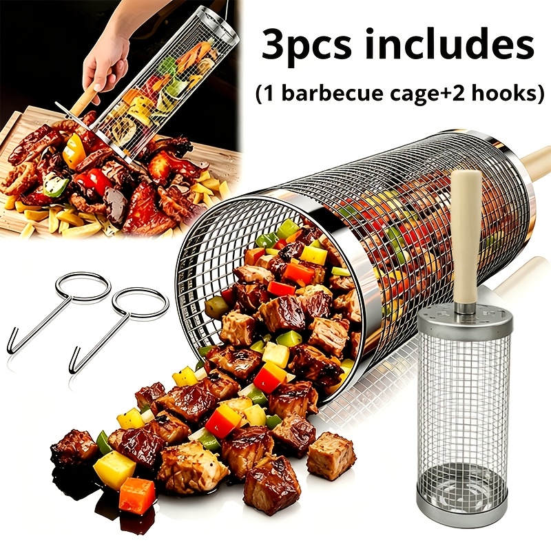 3Pcs Stainless Steel BBQ Cage  - đánh giá và giá Camping Cooking Trangia