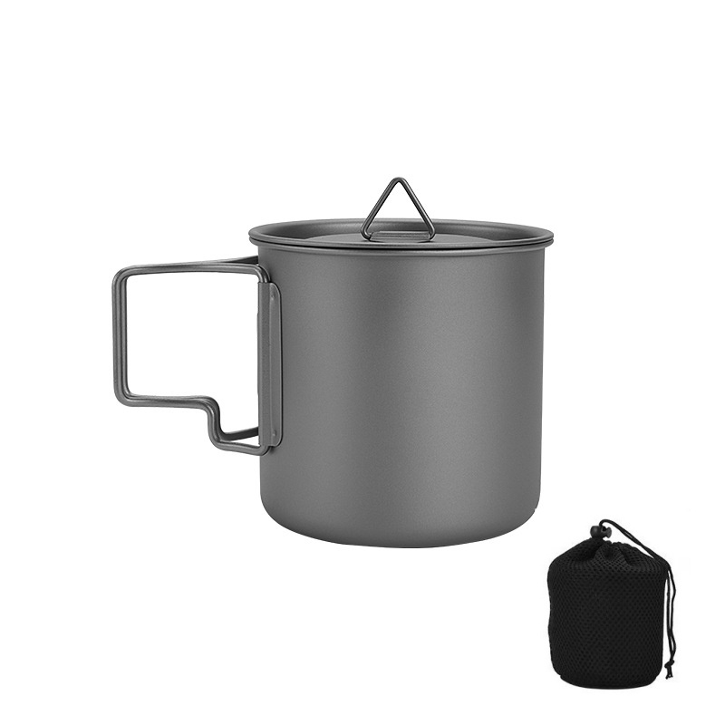 Titanium Camping Mug with Fold - đánh giá và giá Camping Cooking Handle