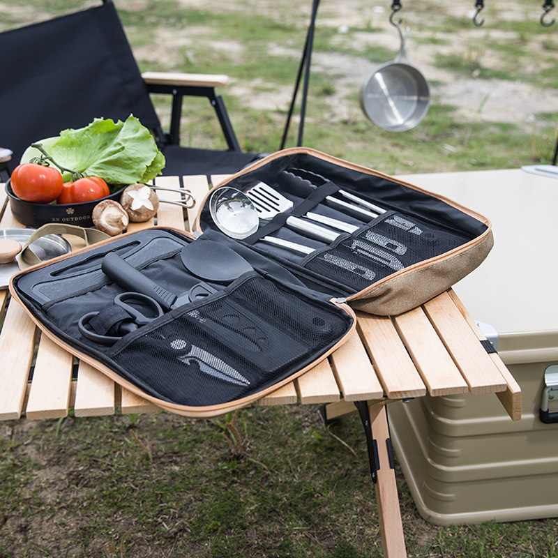 8pcs Camping Kitchen Cookware  - đánh giá và giá Camping Cooking Pots And Pans