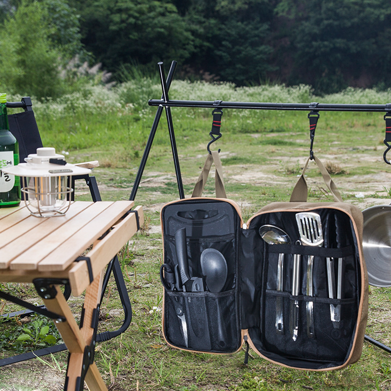 8pcs Camping Kitchen Cookware  - đánh giá và giá Camping Cooking Pots And Pans