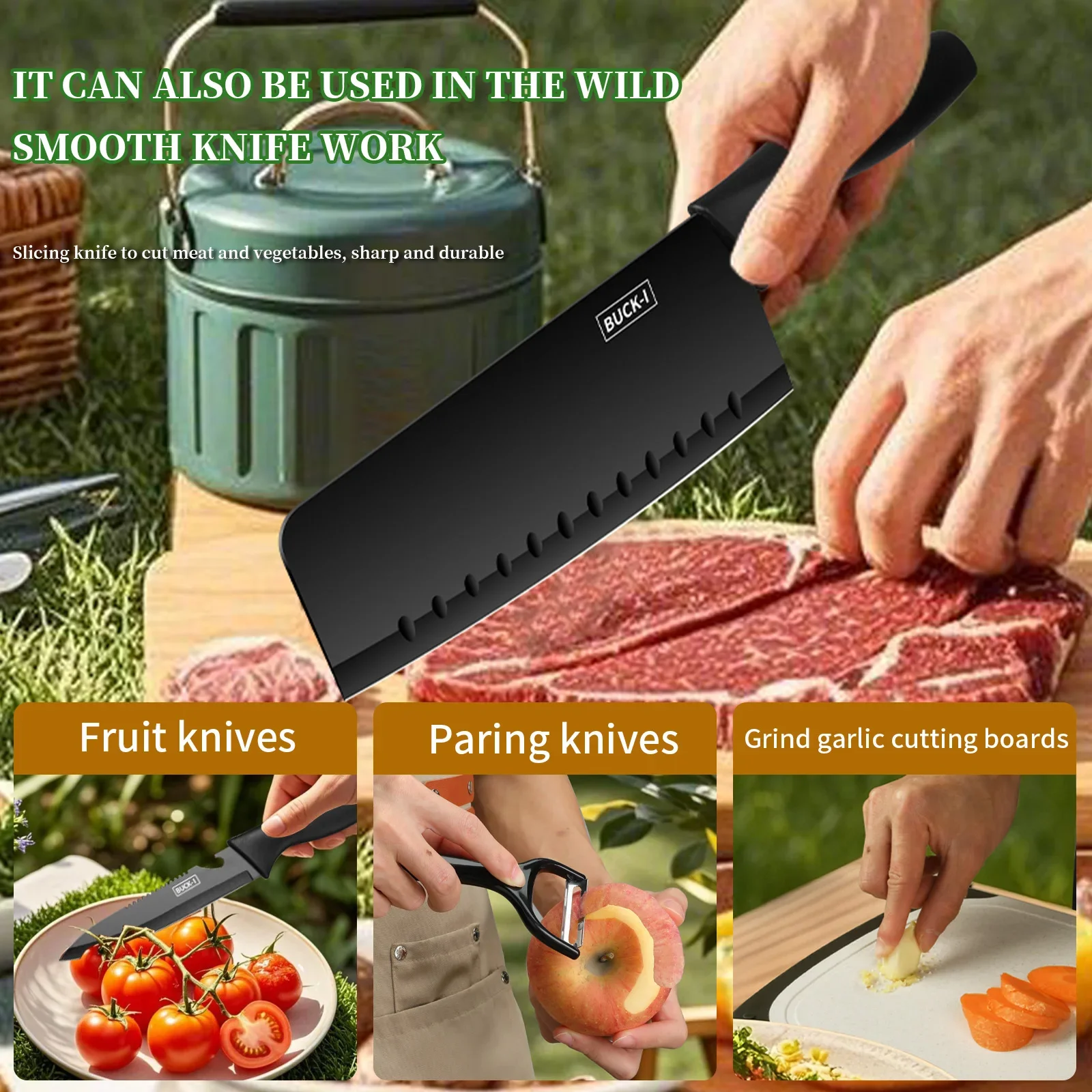 Portable outdoor utensils set  - đánh giá và giá Camping Cooking And Dining Set