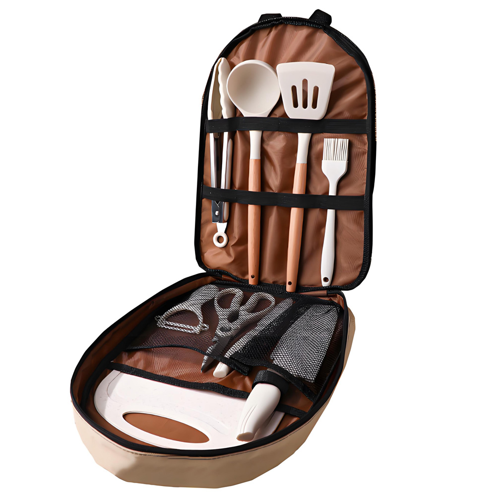 10Pcs Portable Camping Cooking - đánh giá và giá Camping Cooking And Dining Set