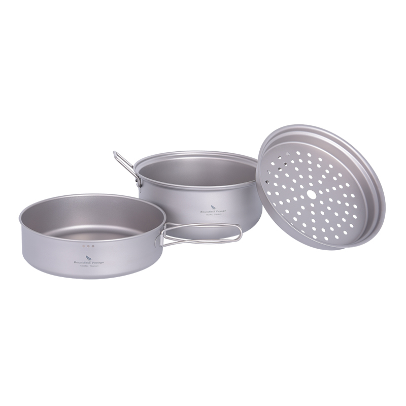 Boundless Voyage Titanium Stea - đánh giá và giá Camping Cooking Pots And Pans