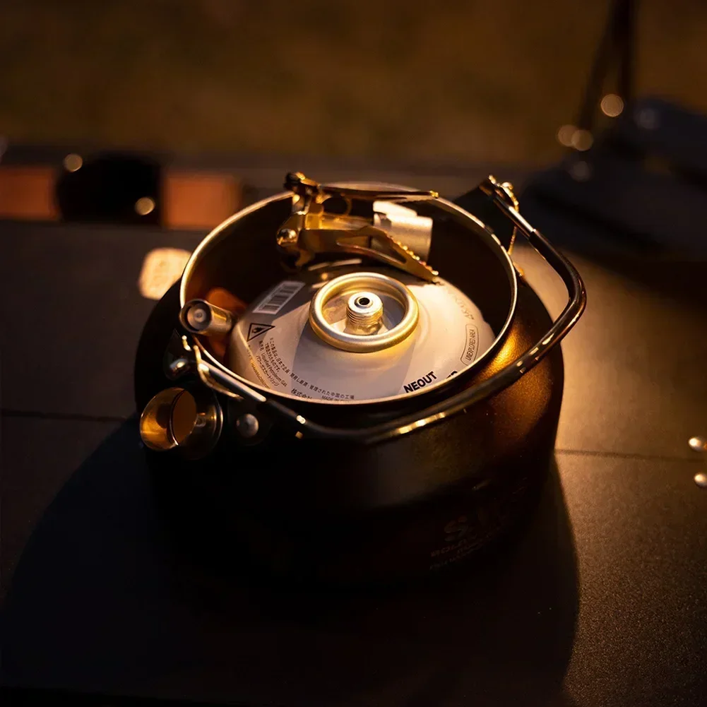 Stainless Steel Kettle 0.8L Po - đánh giá và giá Camping Cooking Books