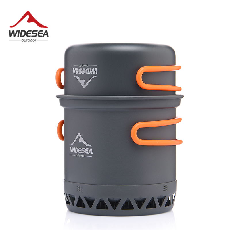 Widesea Camping Pot 1.3L 2.3L  - đánh giá và giá Camping Cooking And Dining Set