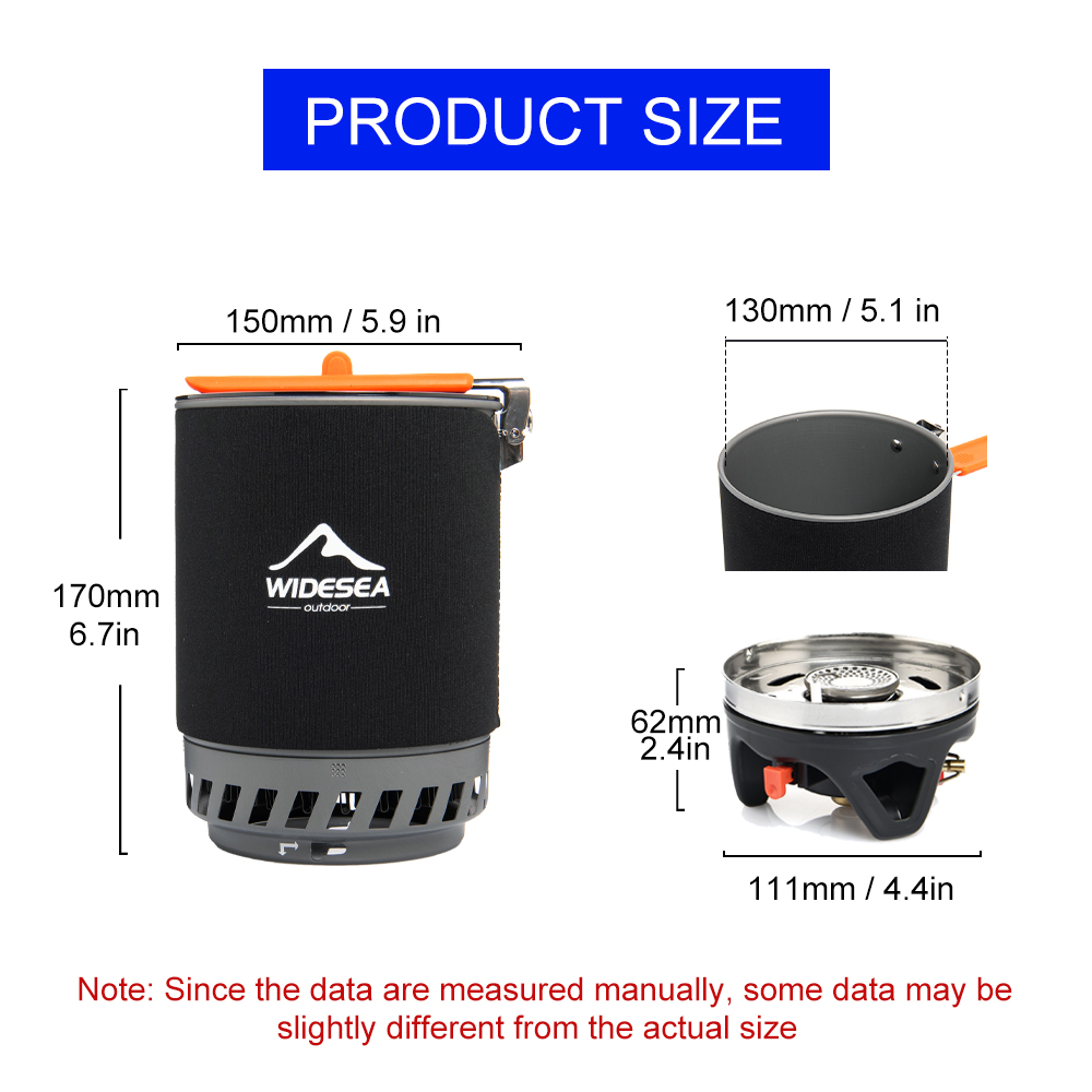 Widesea Camping Cooking System - đánh giá và giá Camping Cooking Gas