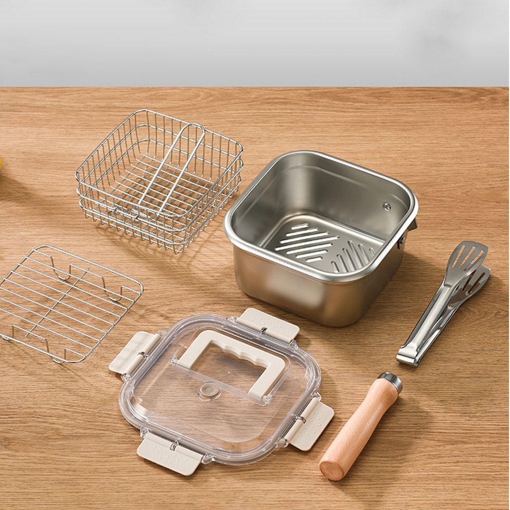 Portable Stainless Steel Fryin - đánh giá và giá Camping Cooking Hardware