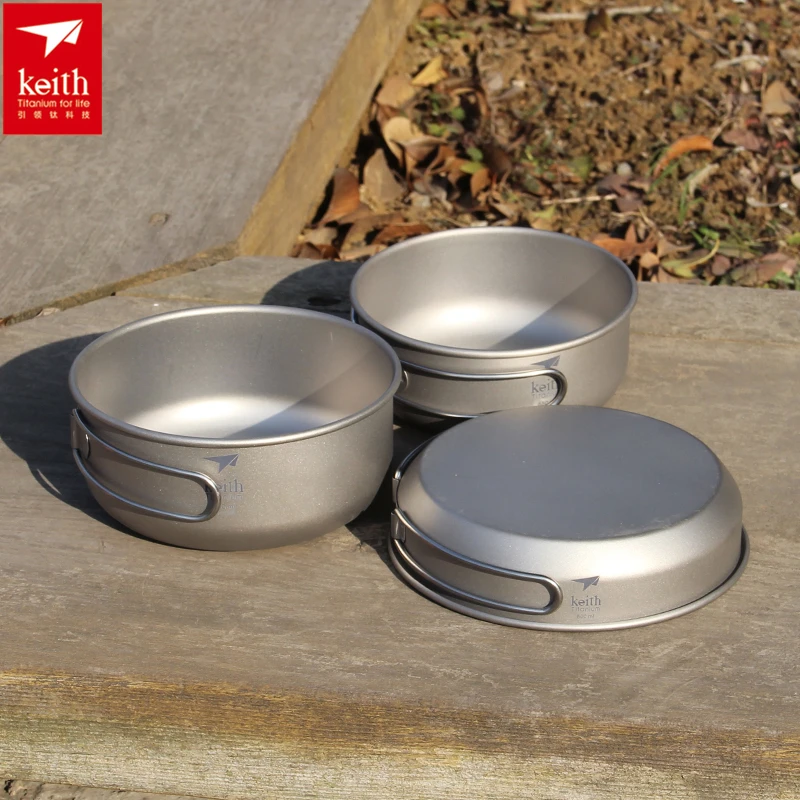 Keith 3PCS Titanium Cookware P - đánh giá và giá Camping Cooking Hardware