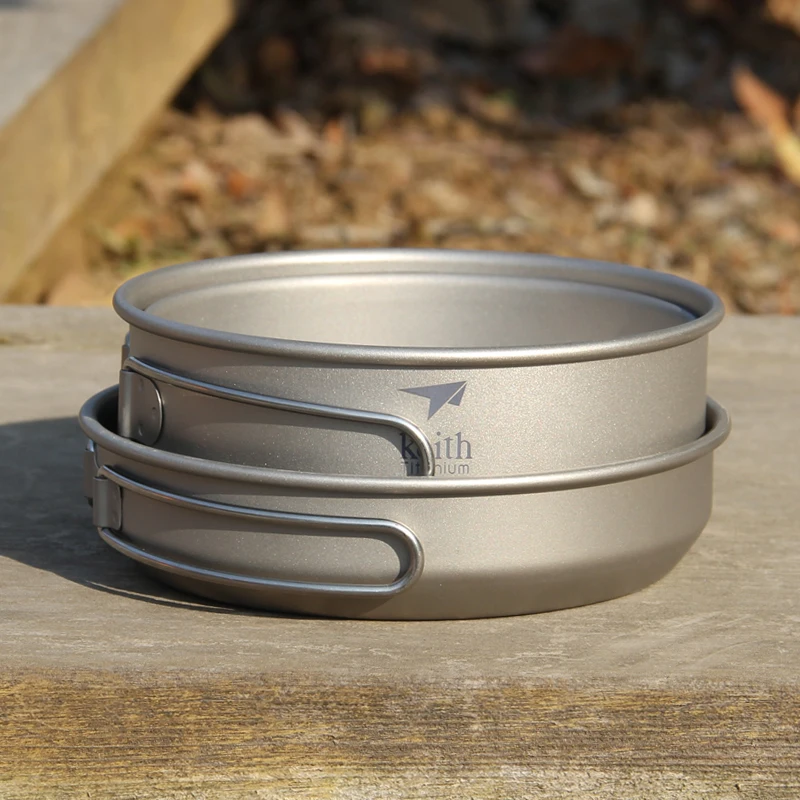 Keith 3PCS Titanium Cookware P - đánh giá và giá Camping Cooking Hardware
