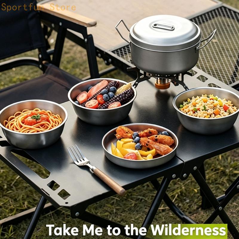 Nhóm dụng cụ nấu bữa ăn trại c - đánh giá và giá Camping Cooking Dining Set