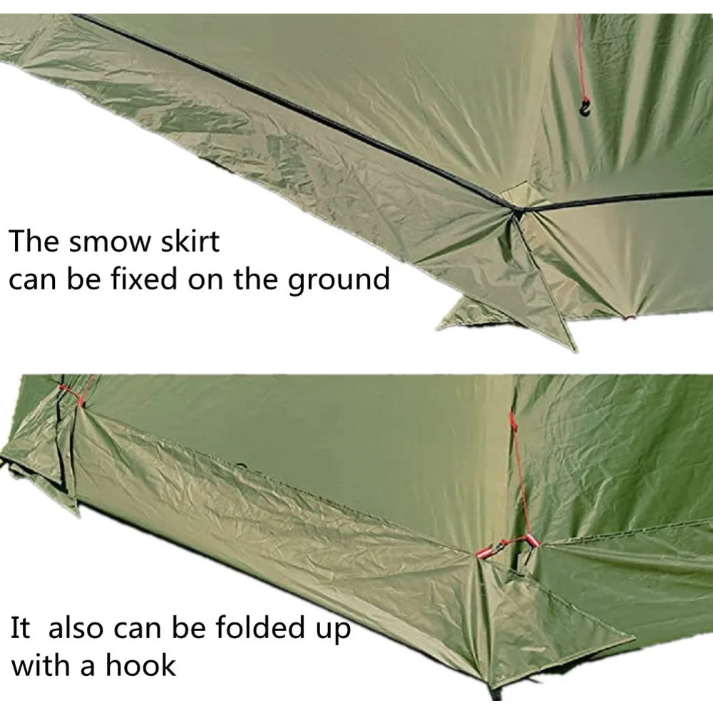 Mới Kim Tự Tháp Lều Với VÁY TU - đánh giá và giá Camping Cooking Snow