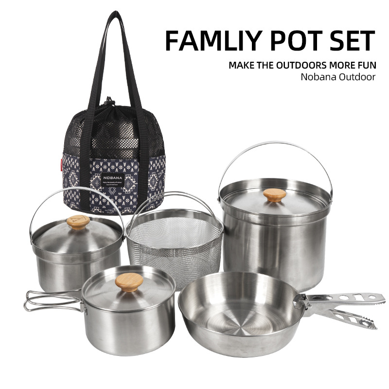 NOBANA Newest Outdoor Stainles - đánh giá và giá Camping Cooking Hardware