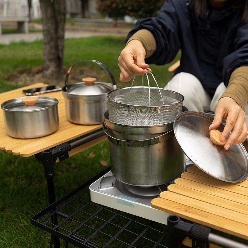 NOBANA Newest Outdoor Stainles - đánh giá và giá Camping Cooking Hardware