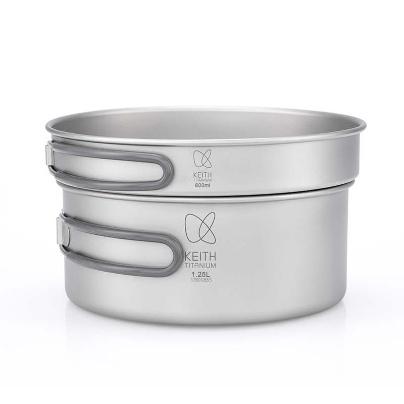 KEITH Pure Titanium 2-Piece Co - đánh giá và giá Camping Cooking Books
