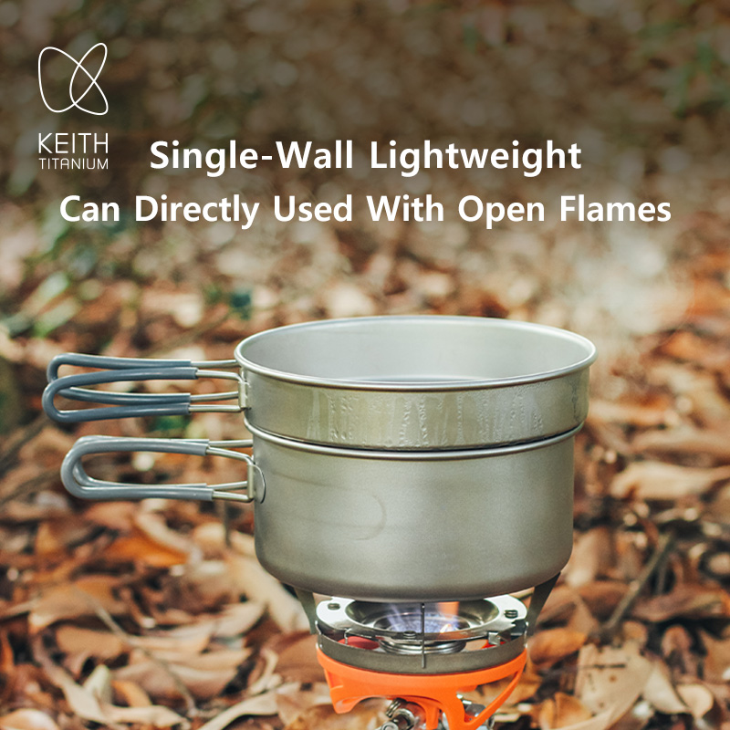 KEITH Pure Titanium 2-Piece Co - đánh giá và giá Camping Cooking Books