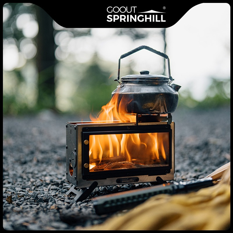 Goout Springhill Wood Stove Po - đánh giá và giá Camping Cooking Fire