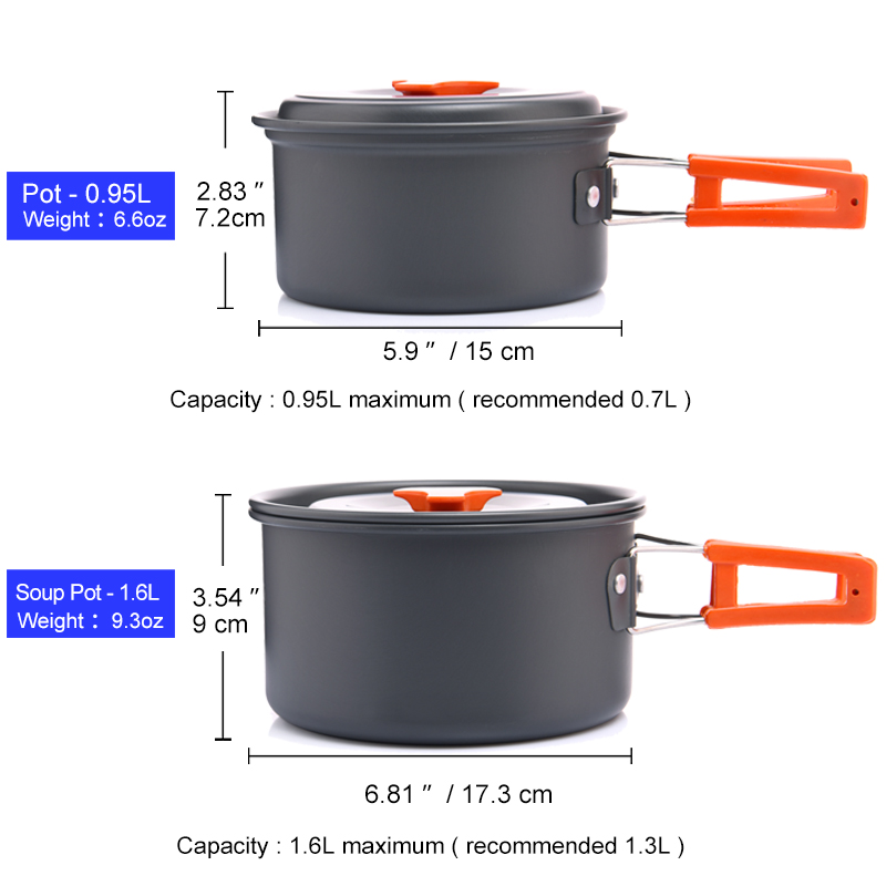 Widesea Camping Outdoor Cookwa - đánh giá và giá Camping Cooking Hardware