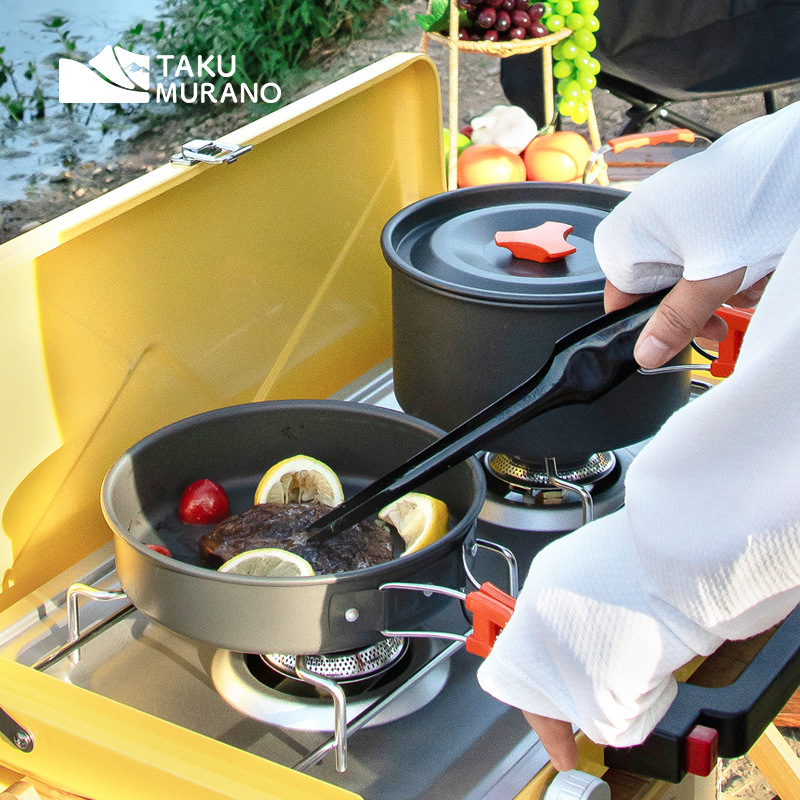 Camping Cookware Set Outdoor C - đánh giá và giá Camping Cooking Hardware