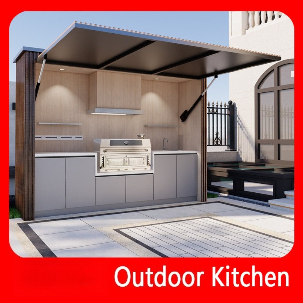 #Mobile Outdoor Kitchen Island - đánh giá và giá Camping Cooking Dining Set