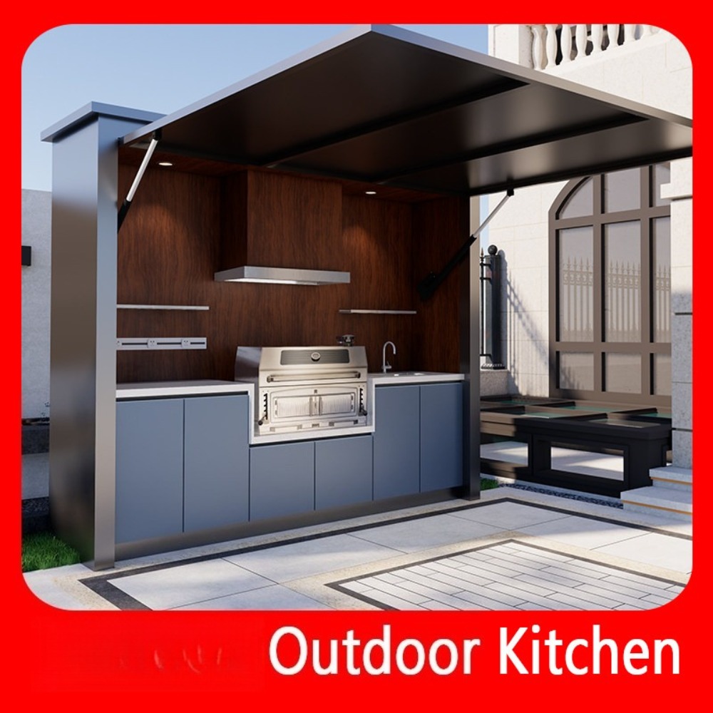 #Mobile Outdoor Kitchen Island - đánh giá và giá Camping Cooking Dining Set