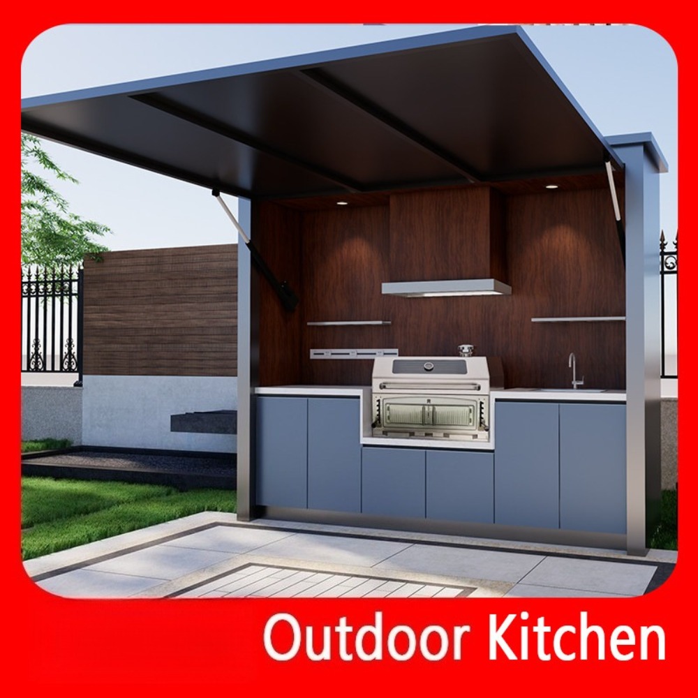 #Mobile Outdoor Kitchen Island - đánh giá và giá Camping Cooking Dining Set