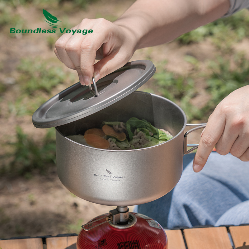 Boundless Voyage Titanium Camp - đánh giá và giá Camping Cooking Handle