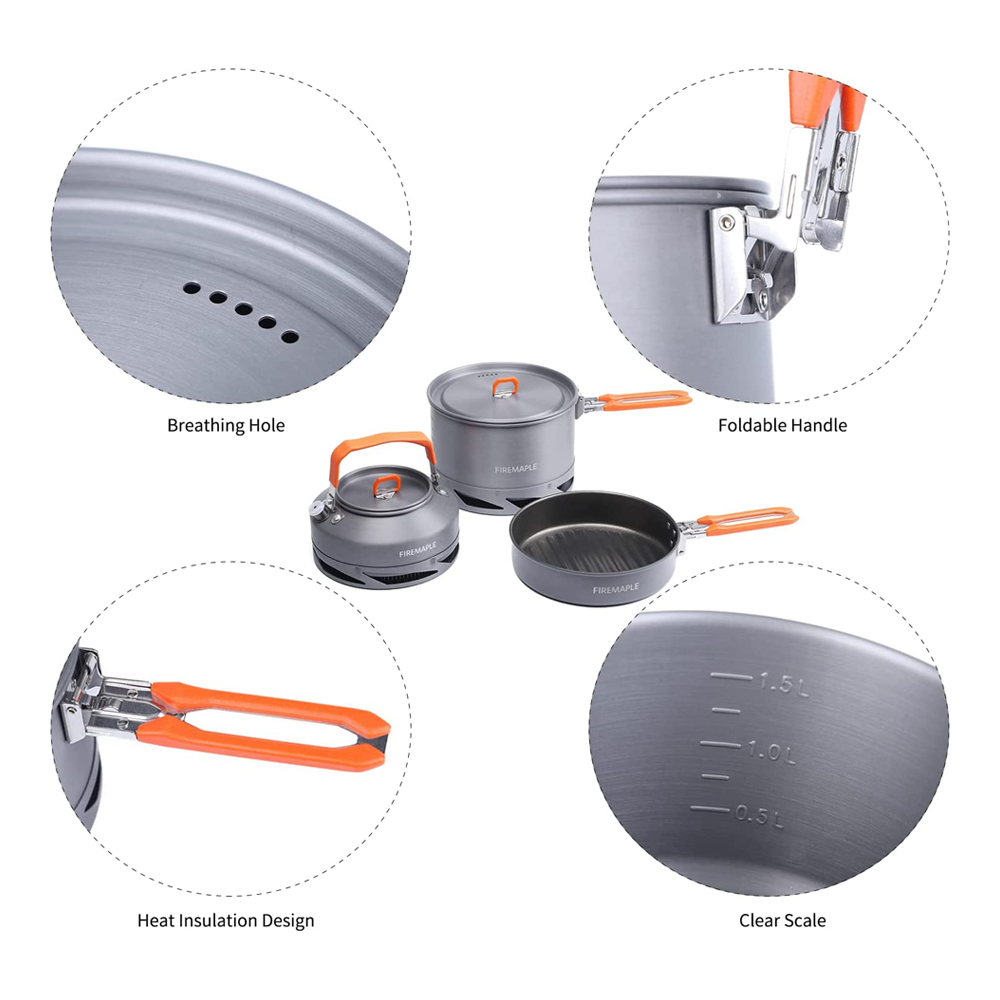 Fire Maple Cắm Trại Đồ Nấu Nướ - đánh giá và giá Camping Cooking Pots And Pans