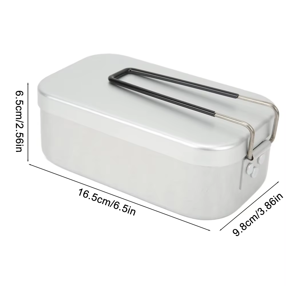 Foldable Bento Box Handle, Lun - đánh giá và giá Camping Cooking Books