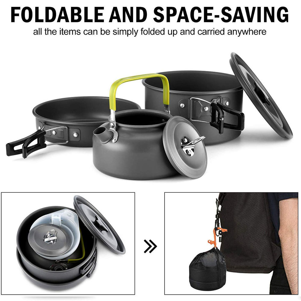 Outdoor Camping Cookware Set M - đánh giá và giá Camping Cooking Books