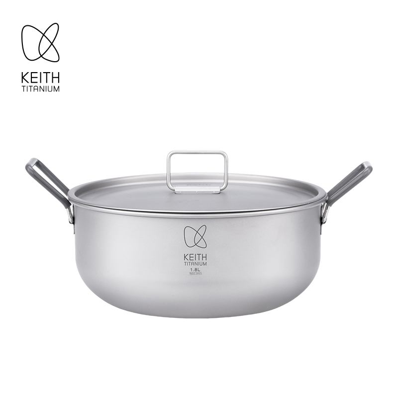 KEITH 1.8L Pure Titanium Cooki - đánh giá và giá Camping Cooking Handle