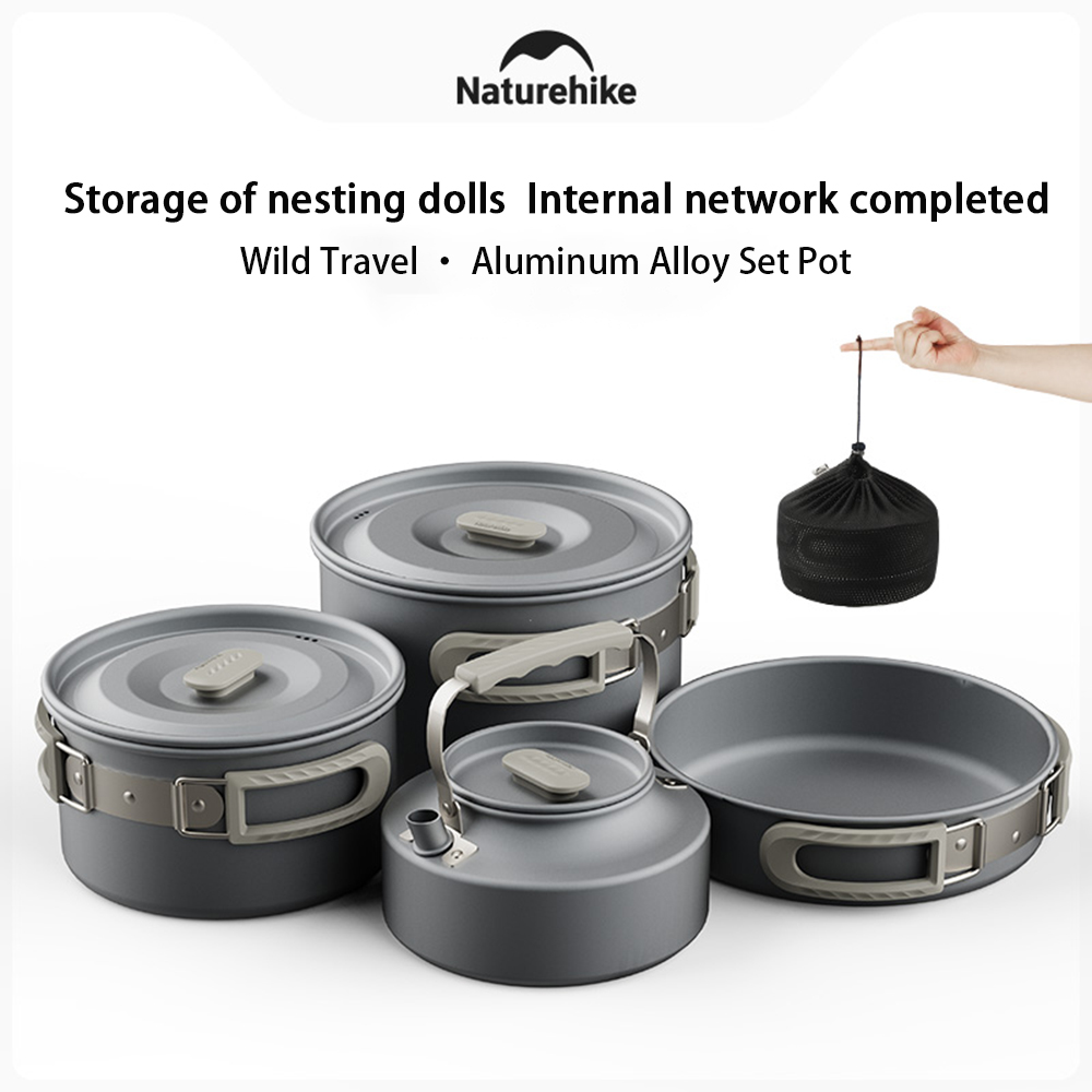 Naturehike Outdoor Pot Set,Cam - đánh giá và giá Camping Cooking Pots And Pans