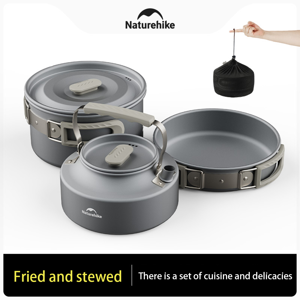 Naturehike Outdoor Pot Set,Cam - đánh giá và giá Camping Cooking Pots And Pans
