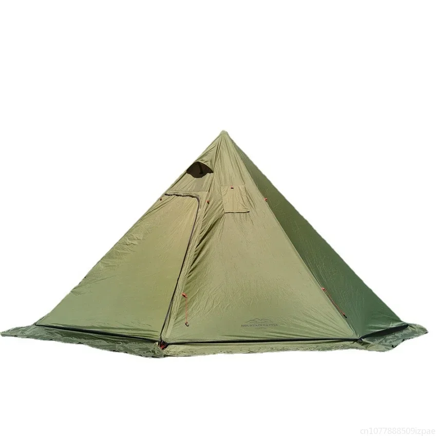 hot Pyramid Tent With Snow Ski - đánh giá và giá Camping Cooking Snow